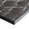 Duropal 4 metre kitchen worktop in square edge nero portoro