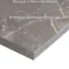 Duropal 4 metre kitchen worktop in square edge trasimeno basalt